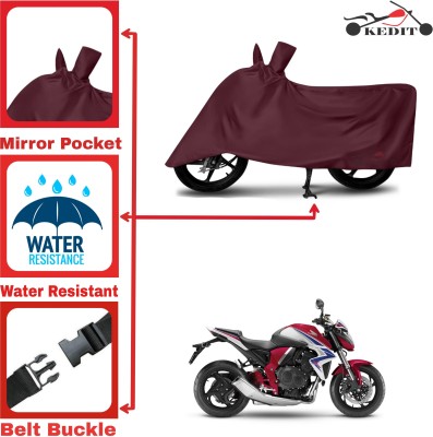 AASHTIK MART Two Wheeler Cover for Honda(CB 1000R, Maroon)