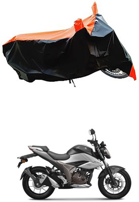 VESMEI Two Wheeler Cover for Suzuki(Bandit, Orange)