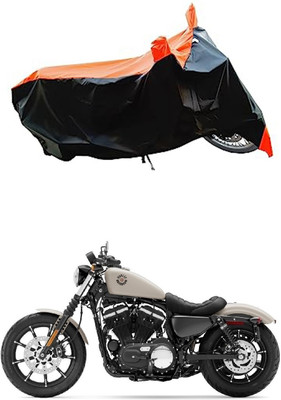 VESMEI Two Wheeler Cover for Harley Davidson(Iron 883, Orange)
