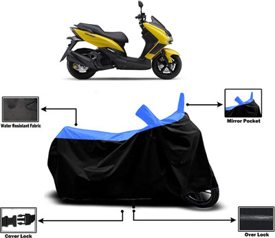 Amexride Two Wheeler Cover for Yamaha(Majesty S 155 maxi, Multicolor)