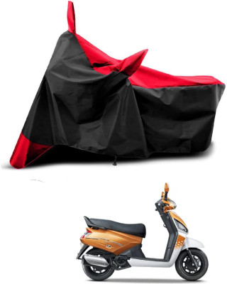 KEDIT Two Wheeler Cover for Mahindra(Gusto 125, Red, Black)