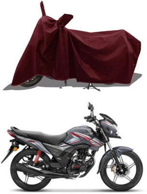 WMIZEXA Waterproof Two Wheeler Cover for Honda(CB Shine SP, Maroon)