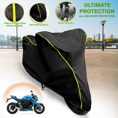 GARREGE Waterproof Two Wheeler Cover for Suzuki(GSX S1000, Blue)