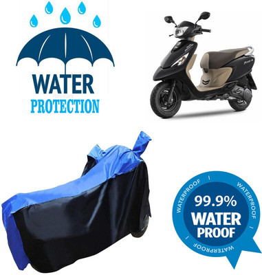 Mdstar Waterproof Two Wheeler Cover for TVS(Scooty Zest 110 BS6, Multicolor)