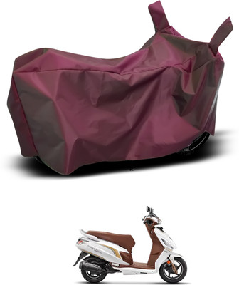 CODOKI Waterproof Two Wheeler Cover for Hero(Maestro Electric, Maroon)