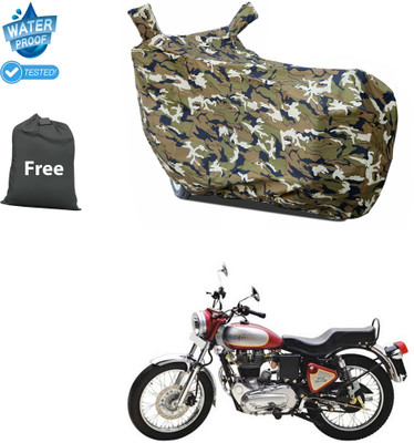 CODOKI Waterproof Two Wheeler Cover for Royal Enfield(Electra 5S, Yellow)