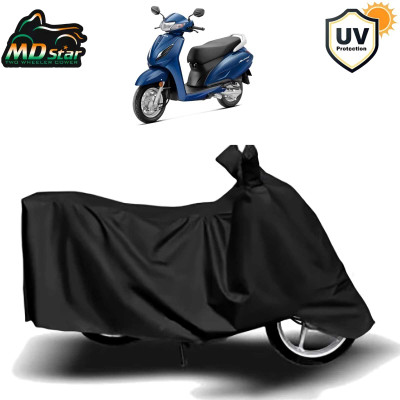 MMSSTAR Waterproof Two Wheeler Cover for Honda(Activa 6G, Black)