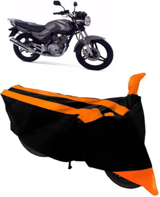 DeepShakshi AUTOMOTIVE Waterproof Two Wheeler Cover for Yamaha(YBR 125, Orange)