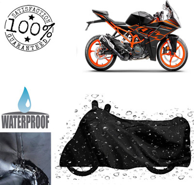Autoinnovation Waterproof Two Wheeler Cover for KTM(RC 125, Black)