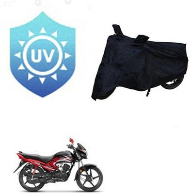 RAAMKM Two Wheeler Cover for TVS(Centra, Black)