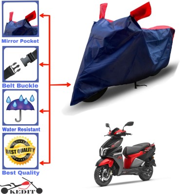 AASHTIK MART Two Wheeler Cover for TVS(Ntorq 125, Red, Blue)