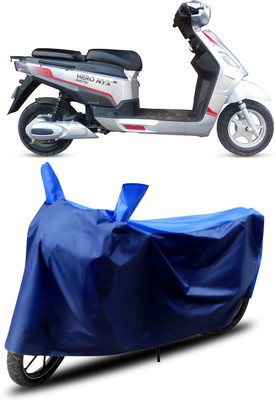 MADAFIYA Two Wheeler Cover for Hero(Electric NYX e5, Blue)
