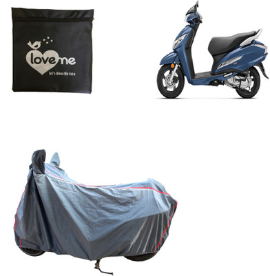 Love Me Waterproof Two Wheeler Cover for Honda(Activa 125, Silver)