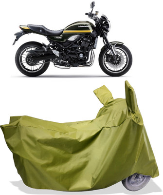 Amexride Two Wheeler Cover for Kawasaki(Z900 RS Cafe Racer BS6, Maroon)