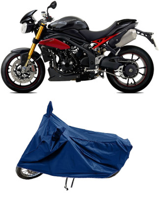 SPECTUS Two Wheeler Cover for Triumph(Speed Triple ABS, Blue)