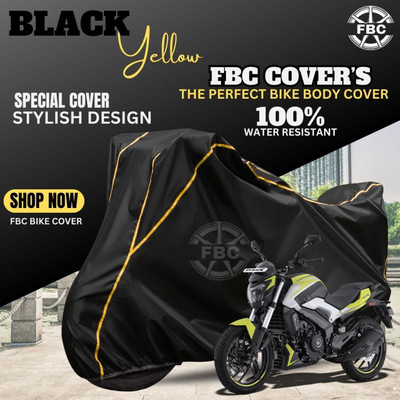 FBC Waterproof Two Wheeler Cover for Bajaj(Dominar, Black)