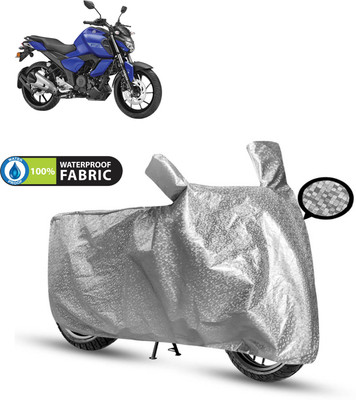 CODOKI Waterproof Two Wheeler Cover for Yamaha(FZ-25, Silver)