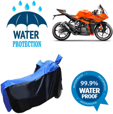 RTS COLLECTIONS Waterproof Two Wheeler Cover for KTM(RC 390, Multicolor)