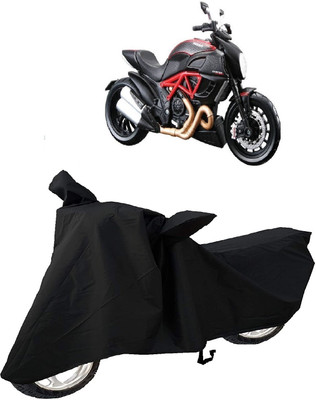 MMSSTAR Waterproof Two Wheeler Cover for Ducati(Diavel, Black)