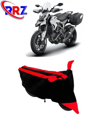 RRZ Waterproof Two Wheeler Cover for Ducati(Hyperstrada, Black, Red)