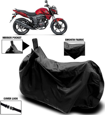 MMSSTAR Waterproof Two Wheeler Cover for Honda(CB Trigger, Black)