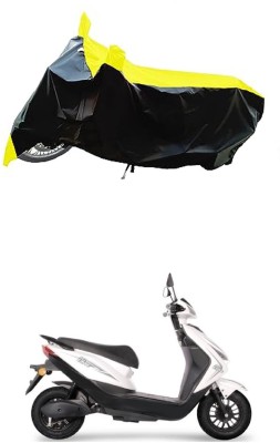 VESMEI Two Wheeler Cover for Ampere(Reo Elite, Yellow)