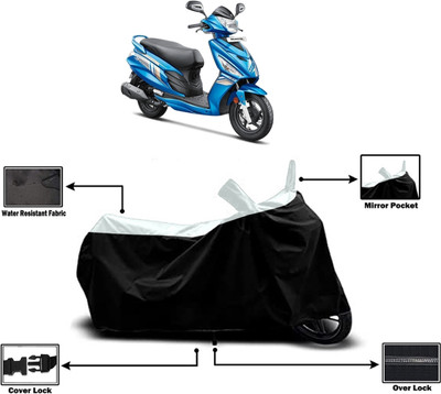 Amexride Two Wheeler Cover for Hero(Maestro Edge, White)