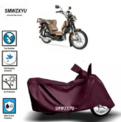 smwzxyu Waterproof Two Wheeler Cover for TVS(XL 100, Maroon)