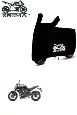 AutoRash Waterproof Two Wheeler Cover for Kawasaki(ER 6N, Black)