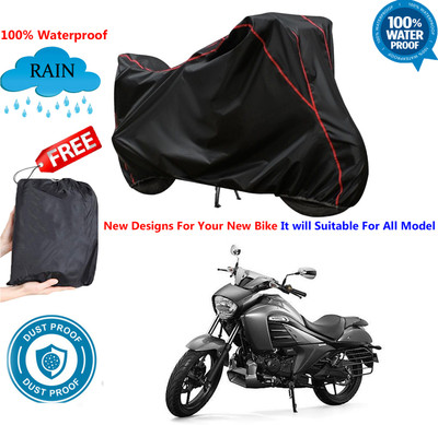 AUTOCAD Waterproof Two Wheeler Cover for Suzuki(intruder 150, Black)