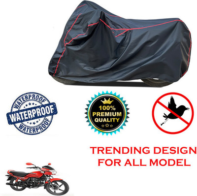 THE REAL ARV Waterproof Two Wheeler Cover for Hero(Passion Plus, Black)