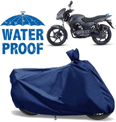 OliverX Waterproof Two Wheeler Cover for Bajaj(Pulsar 125, Blue)