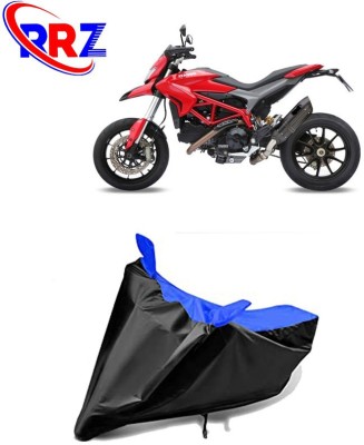 RRZ Waterproof Two Wheeler Cover for Ducati(Hypermotard 939, Black, Blue)