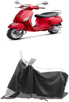SUGASHRI Waterproof Two Wheeler Cover for Vespa(VXL 125 BS6, White, Black)