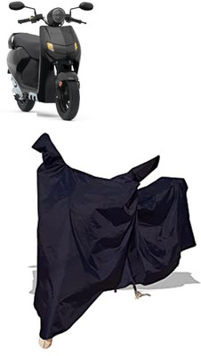 Amexride Two Wheeler Cover for 22Motors(Flow, Black)
