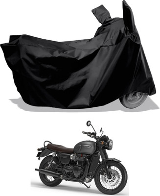 Amexride Two Wheeler Cover for Triumph(Bonneville T120 Black BS6, Black)