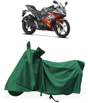 Tricway Two Wheeler Cover for Yamaha(YZF R15 Ver 2.0, Green)
