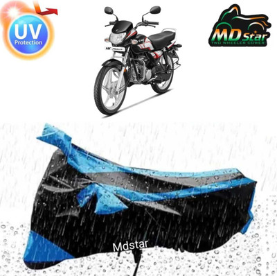 MMSSTAR Waterproof Two Wheeler Cover for Hero(390 Duke BS6, Blue, Black)