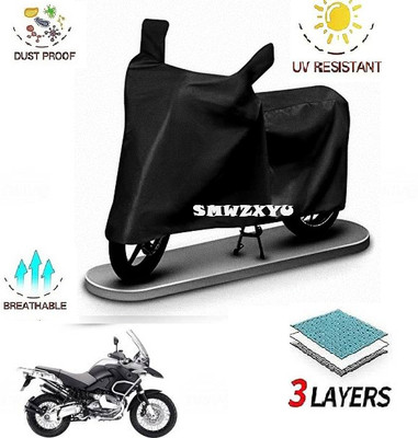 smwzxyu Waterproof Two Wheeler Cover for BMW(R 1200 GS, Black)