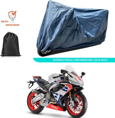 PAGORA Waterproof Two Wheeler Cover for Aprilia(RS 660, Blue)