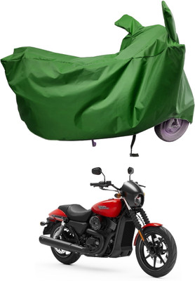Amexride Two Wheeler Cover for Harley Davidson(Street 750, Maroon)