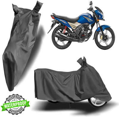 NG Auto Front Waterproof Two Wheeler Cover for Honda(Shine, Grey)