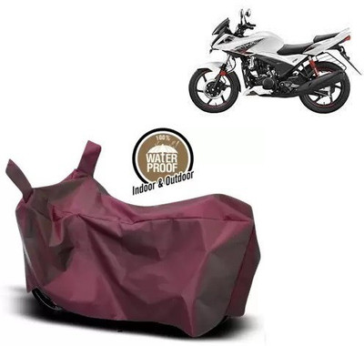 OliverX Waterproof Two Wheeler Cover for Hero(Ignitor, Maroon)