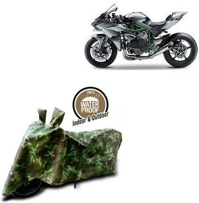 LIFELEX Waterproof Two Wheeler Cover for Kawasaki(Ninja H2 BS6, Multicolor)