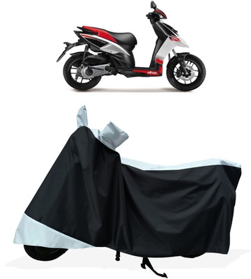 Tricway Two Wheeler Cover for Aprilia(SR 150, White)