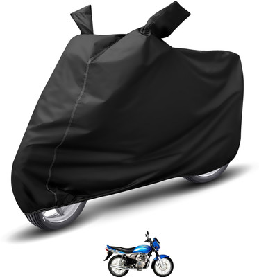 MOCKHE Waterproof Two Wheeler Cover for Bajaj(Wind 125, Black)
