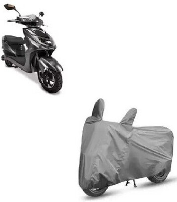 Tritika Waterproof Two Wheeler Cover for Kinetic(Nova, Grey)
