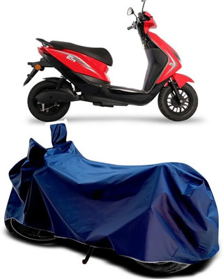 KEDIT Two Wheeler Cover for Ampere(Reo Elite, Blue)