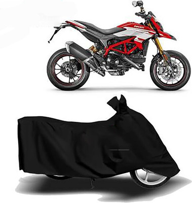 DeepShakshi AUTOMOTIVE Waterproof Two Wheeler Cover for Ducati(Hypermotard, Black)