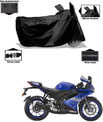 CODOKI Waterproof Two Wheeler Cover for Yamaha(YZF R15 V3 BS6, Black)